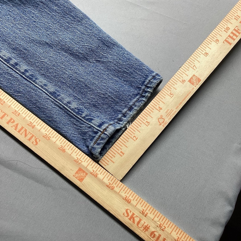 Madewell The Perfect Vintage Jean 24 High Rise Straight Leg Blue Denim Jeans - Picture 3 of 8